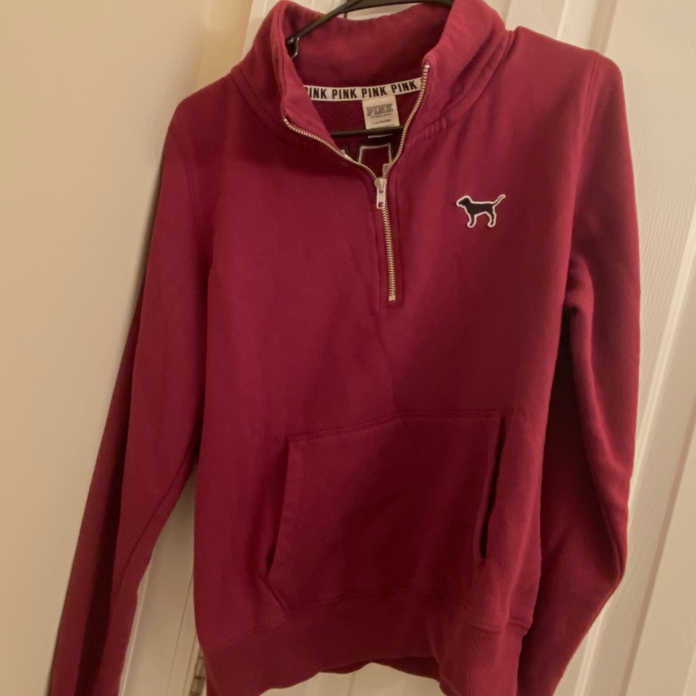 Victoria secret PINK 1/4 zip sweatshirt